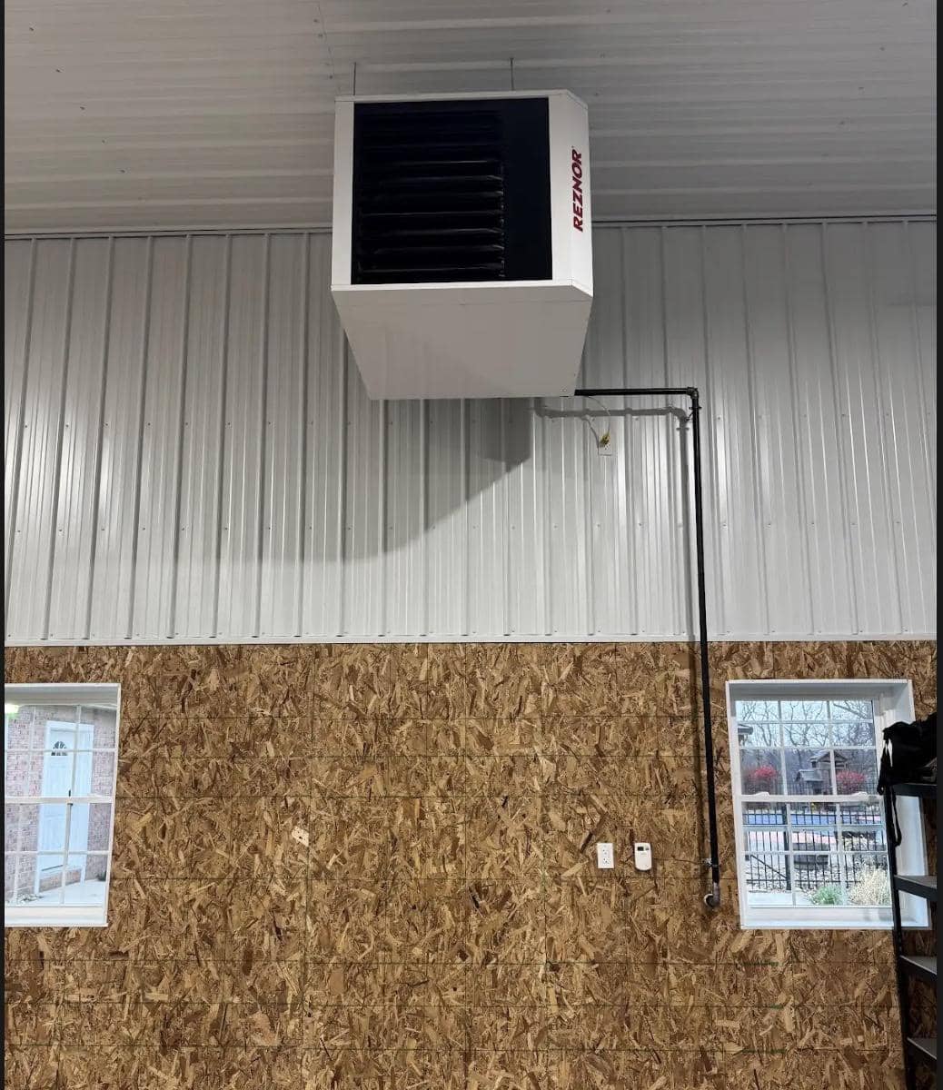 Commercial Unit Heater Installation in Houston, PA