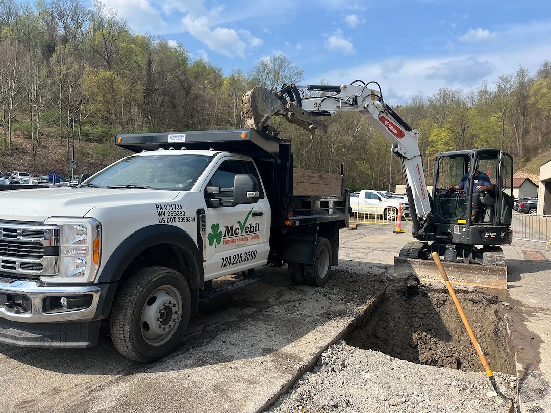 Professional Sewer Line Repair Under City Street in Wheeling, WV